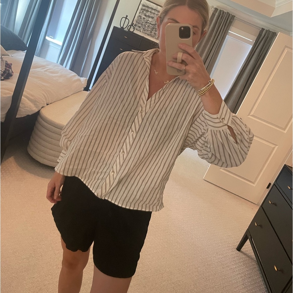 Zara Lightweight Button Down Collared Shirt
